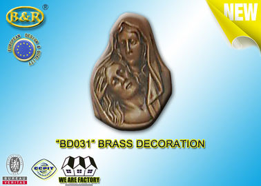 Não liga de cobre material de bronze do tamanho 13×17.5 Cm de Madonna Funera do bronze da decoração BD031