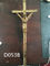Qty de bronze dourado 2000pcs do minuto da decoração D053 do caixão do crucifixo da cruz do metal