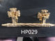 O caixão plástico da decoração HP029 do caixão segura o bronze ou o cobre do ouro