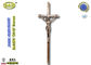 Referência nenhuns acessórios materiais do funeral da cruz e do crucifixo de Zamak da cor do bronze D018