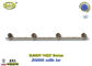 Metal a barra longa metal herrajes de ataudes do caixão do zamak da referência H023 da barra do caixão 1,55 medidores com 4 bases