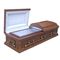 Caixões de CIQ e caixões SA04/caixão fúnebres padrão do MDF com vidro