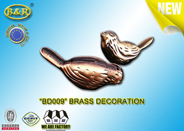 Nenhuma liga de cobre material da forma de bronze dos pares do pássaro das decorações da jarda da lápide BD009