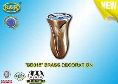 Referência de bronze do material do bronze da decoração da lápide do vaso da liga de cobre. BD018