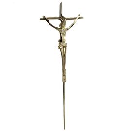 Cruz de Zamak do caixão e crucifixo espanhóis D065 74×25.5 Cm com padrão de CCPIT