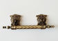 punhos do caixão do metal do amak da barra H019 do caixão do metal com barra de aço cor de bronze antiga de 30 x de 9,5 cm
