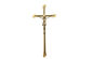 Decoração de bronze para a cruz 400*180mm BD001 do crucifixo da lápide
