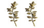 Bronze antigo liga de zinco da flor D013 45cm*13cm da rosa do zamak da decoração do caixão do metal
